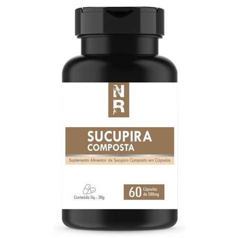 Sucupira Composta 60 Cápsulas 500mg NR Fitoterápicos e Vitaminas