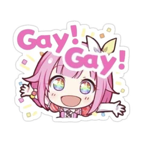 Gay Gay Emu Otori Project Sekai Meme Sticker For Sale By Akiro Rowan