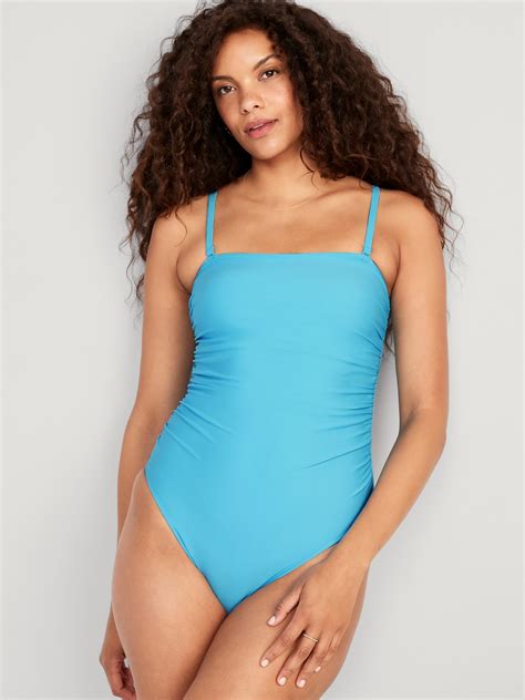 Convertible Bandeau One Piece Swimsuit Old Navy