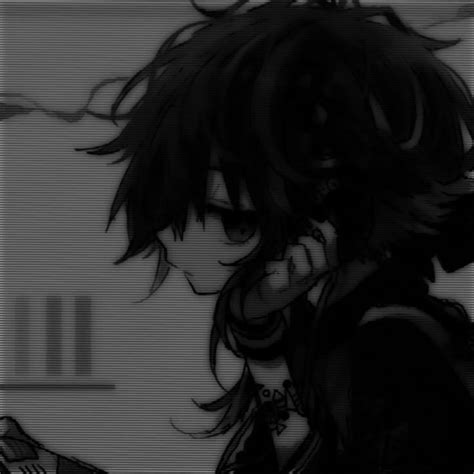 15 Dark Pfp Ideas Dark Anime Anime Monochrome Aesthetic Anime