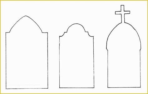 Headstone Template Printable