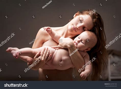 Naked Girl Mother Hugging Each Other Images Stock Photos And Vectors Shutterstock