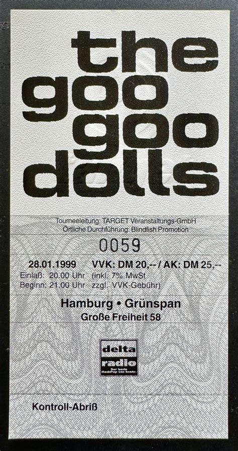 Getting goo goo dolls concert tickets for the front row is possible 36