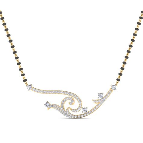 Sarvada Jewels Mangalsutras Natural Diamond Mangalsutra At Rs In