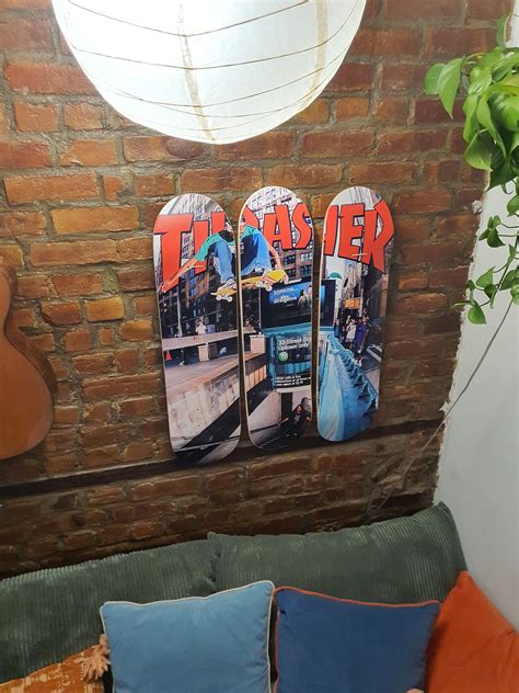 Thrasher New York City Magazine Cover Triptych Skate Decks - Etsy