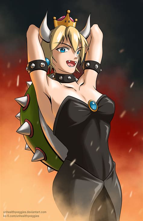 Bowsette By UnhealthyVeggies Hentai Foundry
