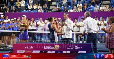 Hoy Tamaulipas Premia Chucho Nader A Campeonas Del Abierto De Tenis