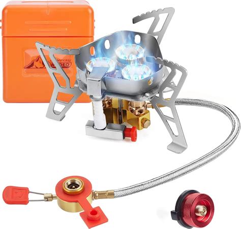 Wadeo W Windproof Camping Stove Camping Gas Stove With Piezo