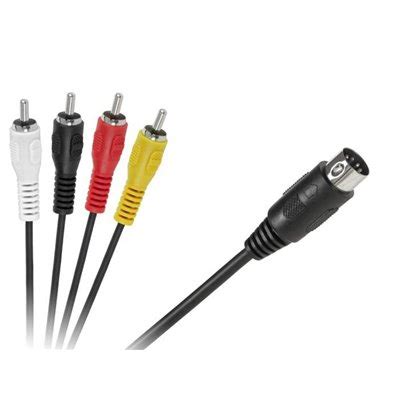 Kabel DIN 4 X RCA CHINCH 1 8m Inny Producent Sklep EMPIK