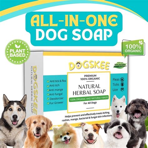 All In One Dog Soap Natural Herbal Soap For Dogs Anti Tick And Flea