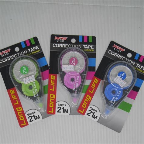 Correction TAPE JOYKO CT 533 21 Meters Shopee Singapore