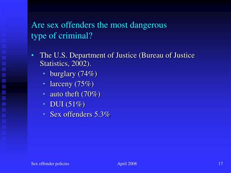 PPT Premises On Which Sex Offender Policies Are Based PowerPoint