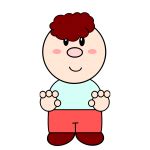 smiling boy  sword  svg