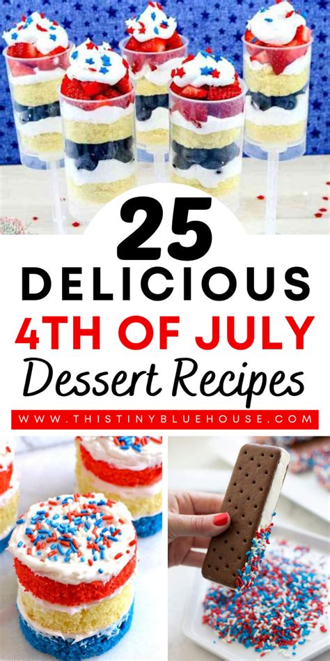 30 Best Quick And Easy 4th Of July Dessert Ideas 4th Of July Desserts