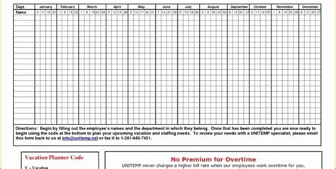 Vacation And Sick Time Tracking Template ~ Excel Templates