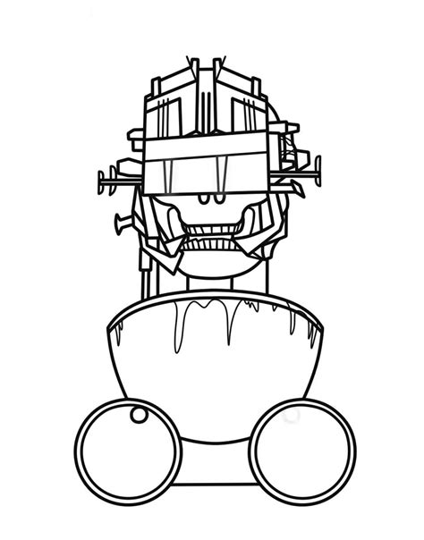 Skibidi Toilet Para Colorir - 8