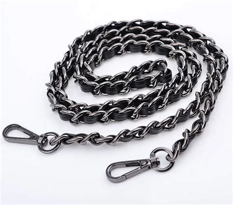 Top Quality 120cm Handbag Metal Chains For Bags Pu Purse Chain Straps Replacement Handbag