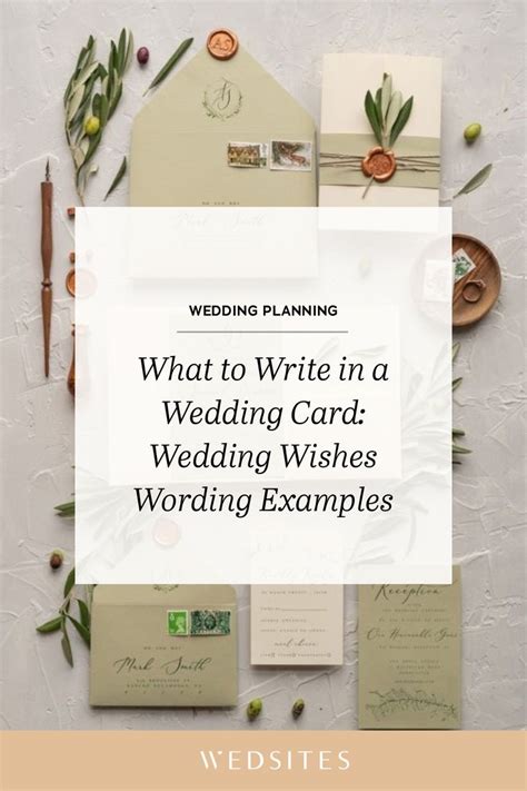 What To Write In A Wedding Card Wedding Wishes Wording Examples