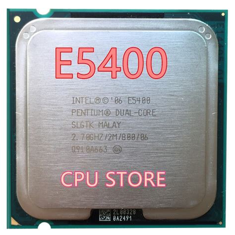 Intel Pentium Dual Core E5200 Cpu 25g Has E5300 E5400 E5500 E5700
