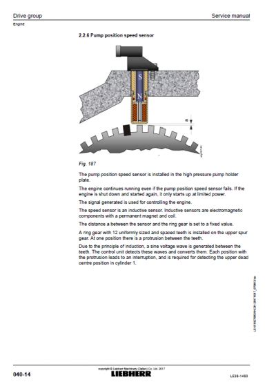 Liebherr L Type Wheel Loader Service Manual