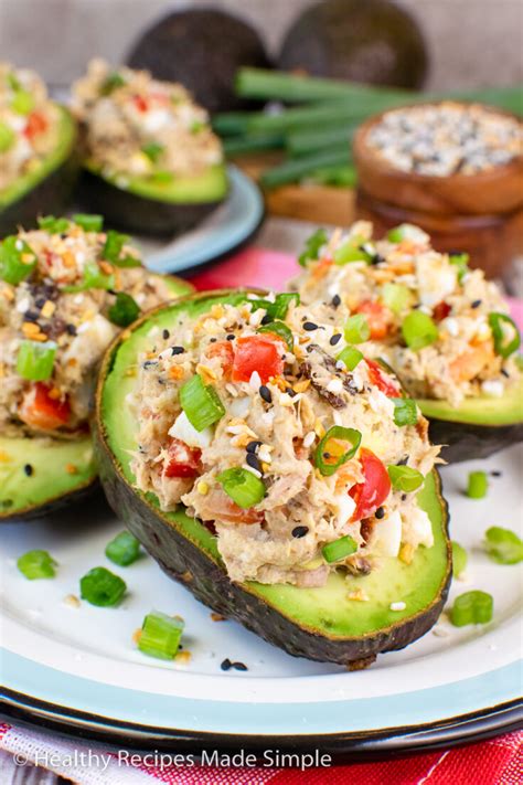 Avocado Tuna Salad Healthy Recipes Made Simple