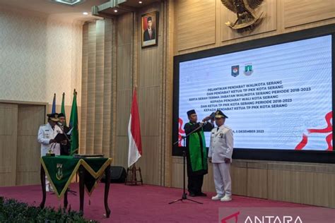 Yedi Rahmat Resmi Jabat Pj Wali Kota Serang Antara News Banten