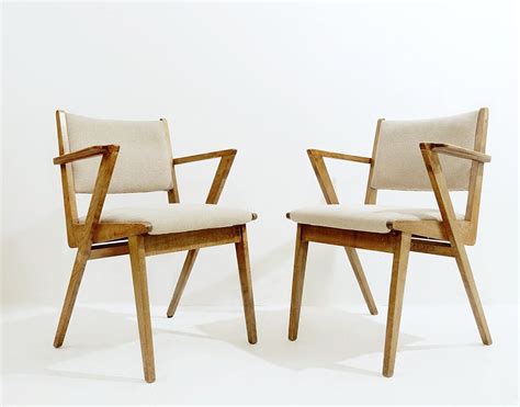 Mid Century Pair Of Efac Armchairs By Paul Vandenbulcke For De Coene