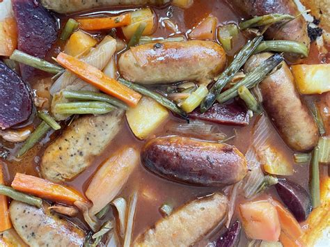 Lincolnshire Sausage One Pot Stew Dom In The Kitchen