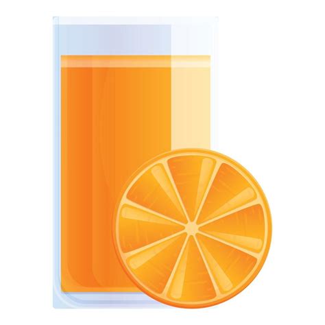 Orange Juice Glass Icon Cartoon Style 14370806 Vector Art At Vecteezy