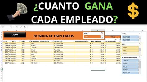 🚀 Como Hacer Una Nomina De Empleados En Excel Facil Y Rapido Youtube