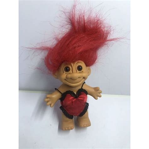 Russ Accents Vintage Russ Troll Doll Red Hot With Lingerie Toy Sexyhair Brown Eyes 4 Poshmark
