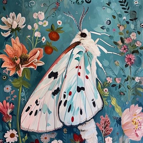 Luna Moth Painting Etsy