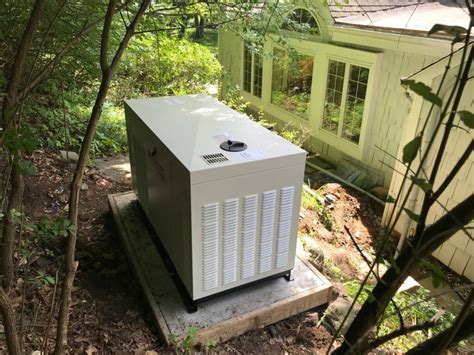 Liquid Cooled Generac generator on the hill Bethany CT | 22 Kw Generac ...