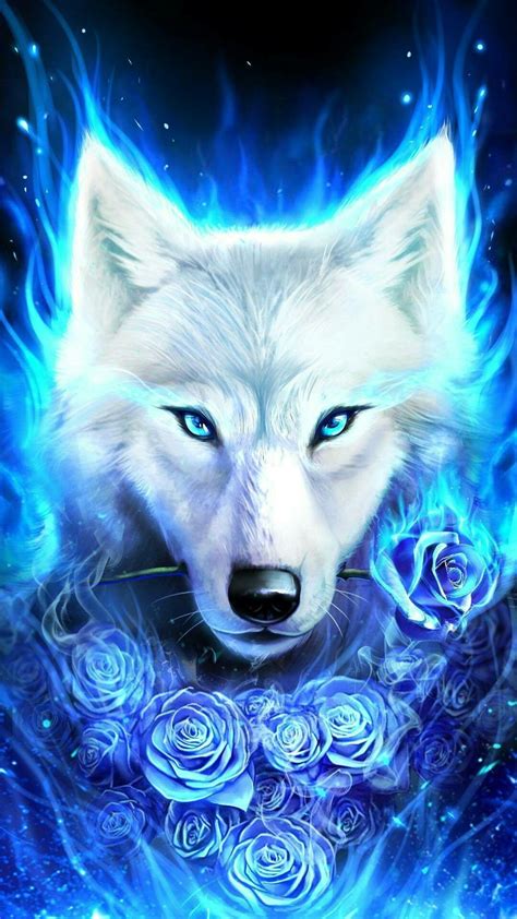 Blue Fire Wolves