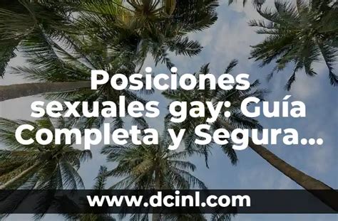 Posiciones sexuales gay Guía Completa y Segura para la Comunidad LGBTQ