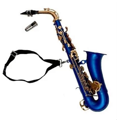 Wind Brass Rmze Professional Blue Gold Saxophone At Rs Piece In