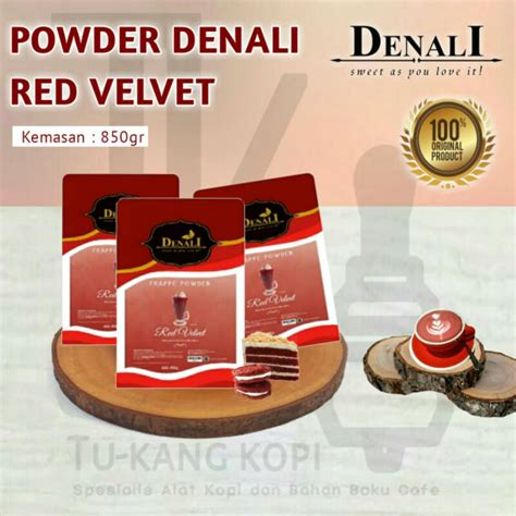 Jual Powder Denali Red Velvet Bubuk Minuman Red Velvet Gr Frappe