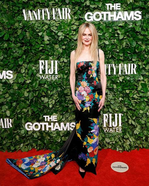 Nicole Kidmans Gotham Awards Look A 90s Gothic Revival