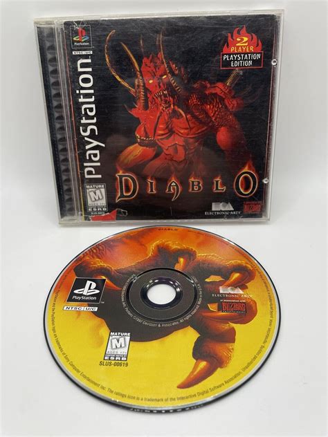 Diablo 1 PS1 (Sony PlayStation 1, 1998) AUTHENTIC CIB COMPLETE TESTED ...