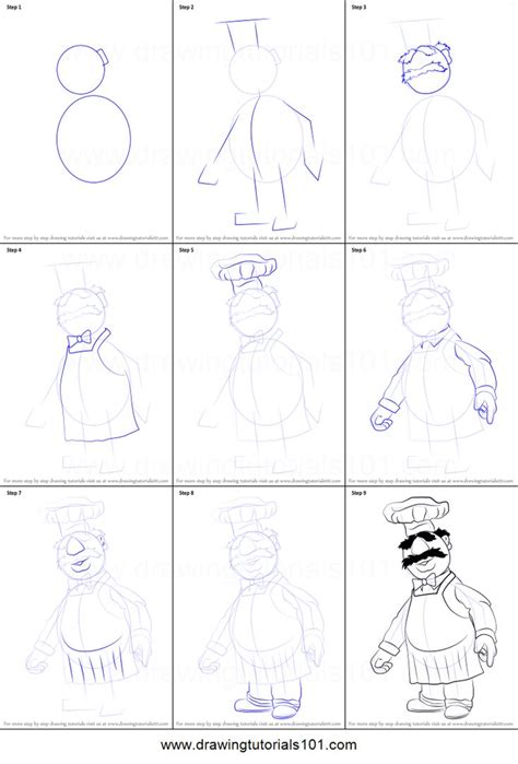 Chef Tattoo Swedish Chef Drawing Sheet The Muppet Show Sketchbook