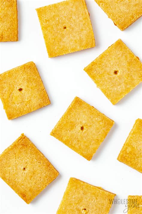 Cheese Crackers (3 Ingredients!) - Wholesome Yum