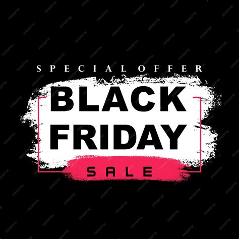 Premium Vector | Black Friday weekend sale banner discount offer with