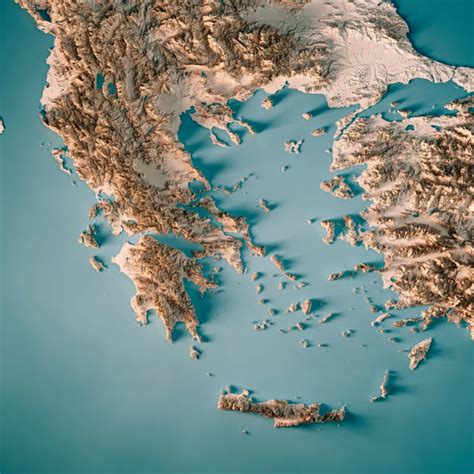 200+ Greece Topographic Map Stock Photos, Pictures & Royalty-Free ...