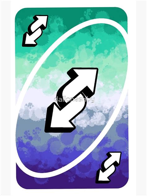 Gay Pride Uno Reverse Card Greeting Card For Sale By Dallonashby Redbubble