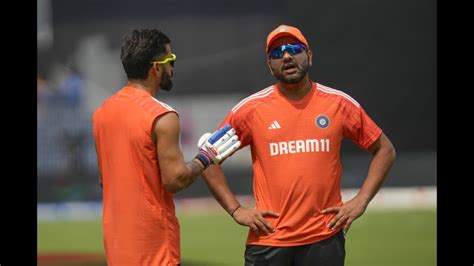 He Has Never Been To Nca Rohit Sharma Lauds Role Model Virat Kohli