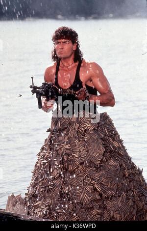 Hot Shots Charlie Sheen Stock Photo Alamy