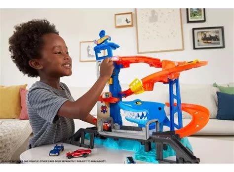 Pista Hot Wheels City Escape Del Salto Del Tibur N Ataque Color Multicolor En Venta En Veracruz