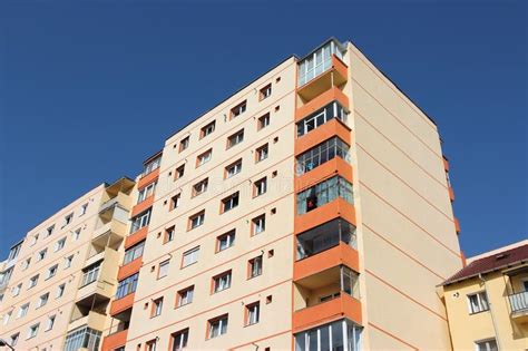Contemporary Apartment Building Stock Image Image Of Apartment