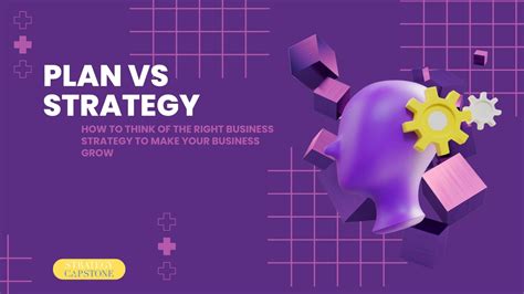 Plan VS Strategy: How They Harmonize - Strategy Capstone