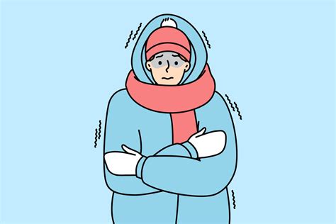 young man  outerwear feeling cold  freezing outdoors unhappy